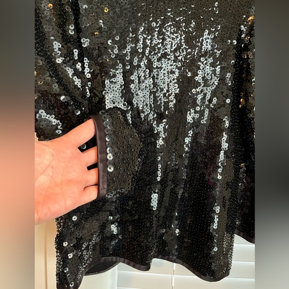 Vintage Valentina Sequined blazer, party blazer, evening blazer, vintage blazer - Picture 4 of 5